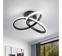 Goeco LED Ceiling Light, 22W Modern LED Ceiling Lamp, Creative Flower Shape Ceiling Light Fixtures for Hallway, Aisle, Entrance, Corridors, Balconies, 6500K Cool White Light