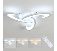 Goeco LED Ceiling Light Dimmable 30W for Kitchen Bedroom Balcony Hallway in White Goeco White