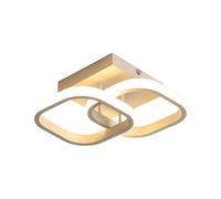 Goeco LED Ceiling Light, Modern, 22 W, Square, White, 3000K/4500K/6500K in White Goeco White
