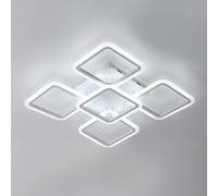 Goeco LED Ceiling Light, Modern Acrylic Ceiling Light, for Bedroom, 6500K in White Goeco White