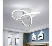 Goeco LED Ceiling Light Modern Flower Design for Living Room Bedroom 6500K in White | Size: 10 inches Goeco White 10 inches