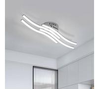 Goeco LED Ceiling Light Silver 24 W 6500 K for Hallway Dining Table Balcony Goeco Silver