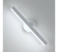 Goeco LED Indoor Wall Light, 12 W Acrylic Wall Light in 300° Rotating, 6500K in White Goeco White