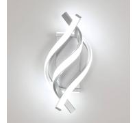 Goeco LED Interior Wall Light 22W Modern Design Aluminium Wall Light 6500K in Silver Goeco Silver
