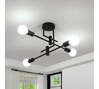 Goeco Vintage Ceiling Light, Industrial Ceiling Lights, for Bedroom, Kitchen