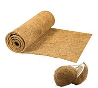 GOEDCH Coconut Mat Made of 100% Coconut Fibres: 40 x 200 cm Coco Liner Mulch for Plants, Coconut Carpet for Animals, Coconut Liner Roll for Planters, Window Box, Flower Basket, Garden, Animal Pet Mat