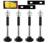 GOEDCH Sand Sheet Construction Kit: Mounting Kit Mountain Boards, Adjustable Mounting Pins for Traction Boards, Sand Sheet Holder, Corrosion Resistant, for Non-Slip Off-Road Car Trims