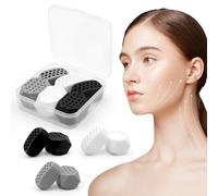 GOEDEKE 6pcs Jaw Trainer, Silicone Exerciser for Double Chin - 3 Resistance Levels, Strengthen and Shape Neck and Jaw Line, Suitable for Men and Women