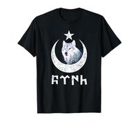 Göktürk & Ergenekon Design with a Wolf - Turkish Style T-Shirt