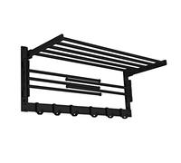 Görbach Aluminium Towel Rail Towel Rack Matt Black (5-60MS)