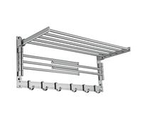 Görbach Aluminium Towel Rail Towel Rack Silver (5-40SS)