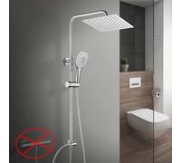 Görbach SJ2020 Shower System Rain Shower Column Stainless Steel Without Fittings Chrome
