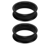 Goerhsjie Silicone Ear Gauges Tunnels Plugs for Ears Women Men Earrings Black/Clear/White Size 26mm-50mm Double Gage Retainer Stretching Kit Starter Stretchers Expander, 44mm, Silicone, no gemstone