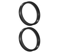 Goerhsjie Silicone Ear Gauges Tunnels Plugs for Ears Women Men Earrings Black/Clear/White Size 26mm-50mm Double Gage Retainer Stretching Kit Starter Stretchers Expander, 42 mm, Silicone, no gemstone