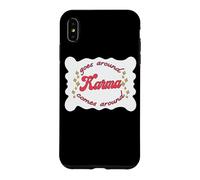 Goes Around Karma Comes Around Retro Aesthetic Case for iPhone XS Max