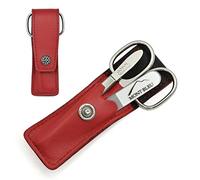 GÖSOL 3-Piece Manicure Set with Mont Bleu crystal nail file, in Leather Case | made in Germany