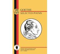Goethe: Selected Poems (BCP German Texts S.)