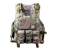 Goetland Tactical Vest Military Modular Vest Ultra-Light Outdoor Hunting Airsoft War Game 900D Polyester Paintball Training Vest for CS Combat Fishing Hiking Adjustable S-XXLCamouflage