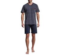 Götzburg Men's Shorty, V-Ausschn. Pyjama Set, Blau (Navy 7013), Medium