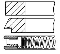 GOETZE ENGINE 08-424300-00 Piston Ring Kit for FORD,FORD (CHANGAN)