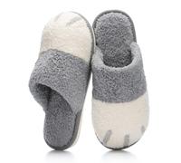 GOEWY Cute Animal Slippers for Women Men Cozy Cat Paw Memory Foam Non-Slip House Slippers for Ladies Indoor Outdoor Bedroom Shoes Gifts for Mom Lover Women Girlfriend