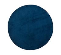 Gözze Bath Rug, round, 110 cm diameter, RIO PREMIUM, dark blue, 100000-110000-51