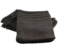 Gözze - Bath/Shower Glove/Mitt, Set of 4, Berlin, 100% Cotton, 17 x 24 cm - Chocolate