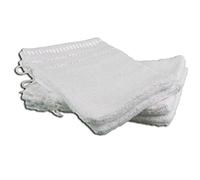 Gözze - Bath/Shower Glove/Mitt, Set of 4, Berlin, 100% Cotton, 17 x 24 cm - White