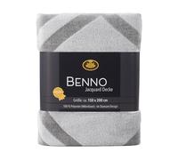 Gözze Blanket, Polyester Microfibre, Anthracite, 150x200 cm