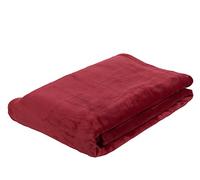 Gözze - Cosy Living Room Blanket/Throw, Memphis, Heavy Fabric Weight 300 g/m², 180 x 220 cm - Red