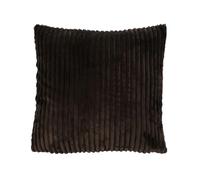 Gözze - Cuddly Soft Cushion Covers, Corduroy Look, Set of 2, 50 x 50 cm - Dark Brown
