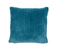 Gözze - Cuddly Soft Cushion Covers, Corduroy Look, Set of 2, 50 x 50 cm - Petrol