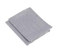 Gözze - Geschirrtuch-Set, 4-teilig, 100% Baumwolle Jacqaurd-Stoff, hohe Materialdichte (200 g/m²), 50 x 70 cm - Silber
