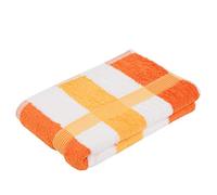 Gözze Bath Towel, Cotton, Orange/White/Yellow, 70 x 140 cm