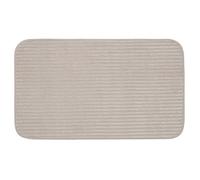 Gözze - Non-Slip Soft Bath Mat, 100% Polyester, 50 x 70 cm - Taupe
