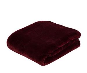 Gözze - Premium Cashmere Feel Cuddly Living Room Blanket/Throw, 500 g/m², 130 x 170 cm - Bordeaux