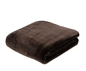 Gözze - Premium Cashmere Feel Cuddly Living Room Blanket/Throw, 500 g/m², 130 x 170 cm - Chocolate