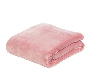 Gözze - Premium Cashmere Feel Cuddly Living Room Blanket/Throw, 500 g/m², 130 x 170 cm - Dusty Pink
