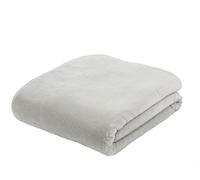 Gözze - Premium Cashmere Feel Cuddly Living Room Blanket/Throw, 500 g/m², 130 x 170 cm - Silver