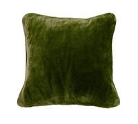 Gözze - Premium Cashmere Feel Cushion Covers, Set of 2, 500 g/m², 50 x 50 cm - Dark Green