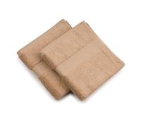 Gözze - Set of 2 New York Hand Towels, Luxuriously Soft and Absorbent, 100% Cotton, 50 x 100 cm - Maroon