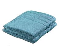 Gözze - Set of 4 Hand Towels, Berlin, 100% Cotton, 50 x 100 cm - Petrol