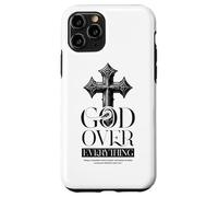 Gof Over Everything Religious Christian Cross Faith Jesus Case for iPhone 11 Pro