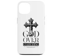 Gof Over Everything Religious Christian Cross Faith Jesus Case for iPhone 13