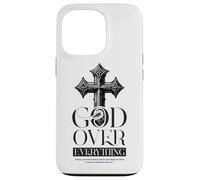 Gof Over Everything Religious Christian Cross Faith Jesus Case for iPhone 13 Pro