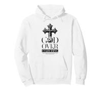 Gof Over Everything Religious Christian Cross Faith Jesus Pullover Hoodie