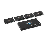 gofanco 4K60Hz 1x4 HDMI Extender Splitter Over Cat6/7 Ethernet Cable - 60m