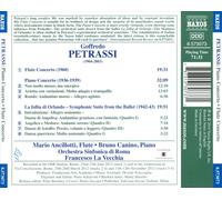 GOFFREDO PETRASSI: PIANO CONCERTO; FLUTE CONCERTO NEW CD
