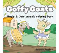 Goffy Goats: Simple & Cute animals coloring book