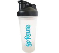GoFigure Protein Shaker Bottle 600ml - BPA-Free, Leakproof, Odorless Shaker for Protein Shakes, Meal Replacements & Pre-Workout Drinks | Gym & Fitness Blender Bottle | Smooth Mixing with Mesh Filter